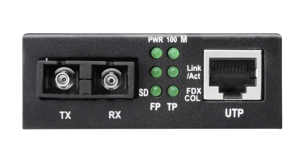 Digitus DN-82020-1 SC Duplex Netzwerk Media Converter LAN zu Glasfaser 100MBit/s + OVP – Bild 2