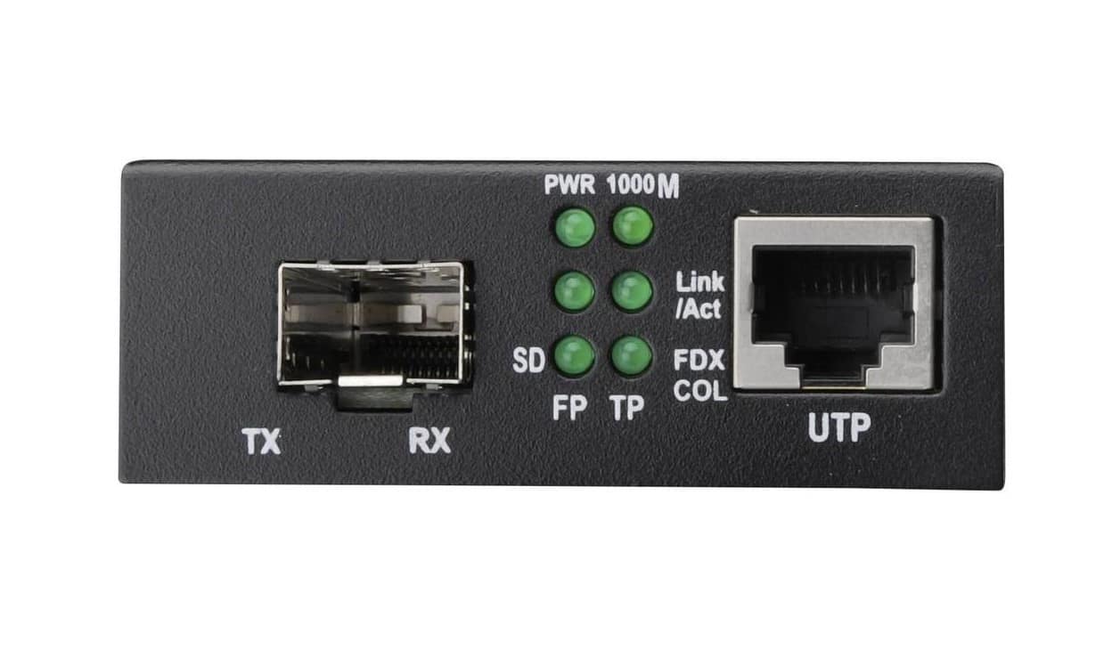 Digitus DN-82130 SFP Fibre Netzwerk Media Converter LAN zu Glasfaser 1GBit/s + OVP – Bild 2