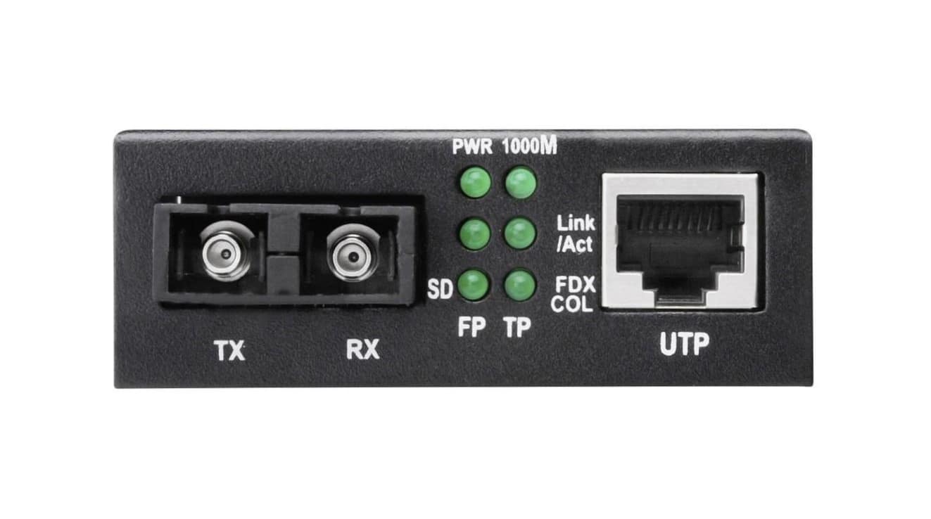 Digitus DN-82120-1 ST Duplex Netzwerk Media Converter LAN zu Glasfaser 1GBit/s + OVP – Bild 2