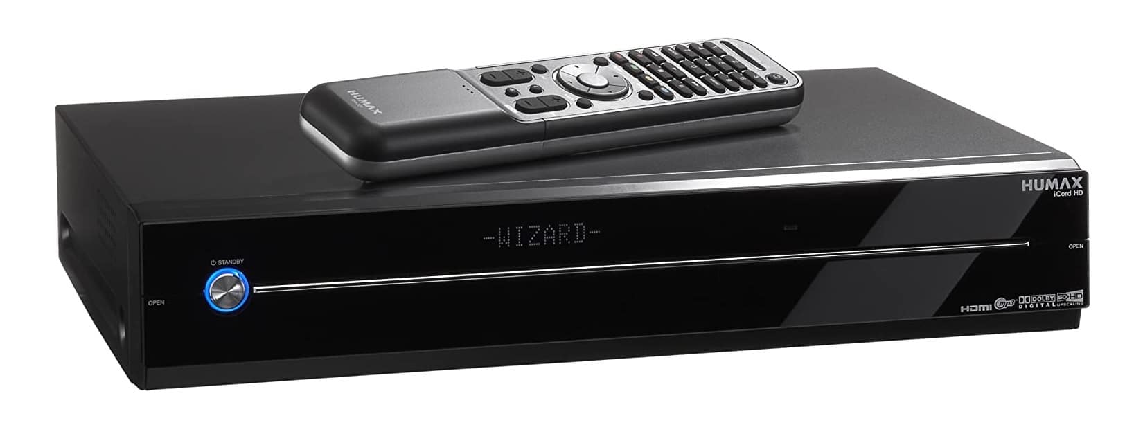 Humax iCord HD+ DVB-S/S2 Twin SAT Recorder 250GB CI-Schacht HDMI SCART LAN USB in Schwarz + TOP