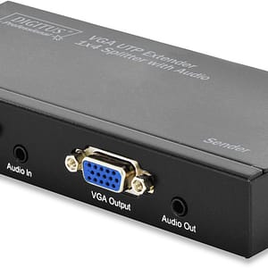 Digitus DS-53440 UTP VGA Extender mit Audio via LAN in FullHD + OVP