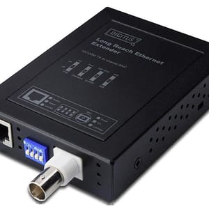Digitus DN-82050 Ethernet Extender Media Converter LAN zu koaxial BNC + OVP