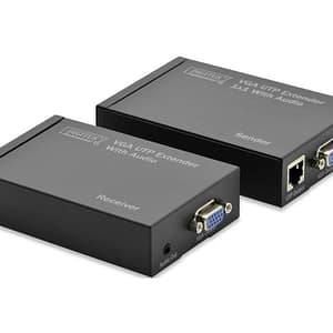 Digitus DS-53400 UTP VGA Extender-Set mit Audio via LAN in FullHD + OVP