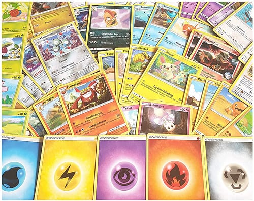 Pokemon Karten 50 Verschiedene + 1 Holo Karte - Deutsche Karten