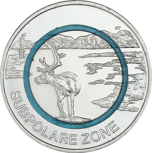 Coin Muenze 5€ Deutschland 2020 - Subpolare Zone - Aus der Serie Klimazonen der Erde – Bild 4