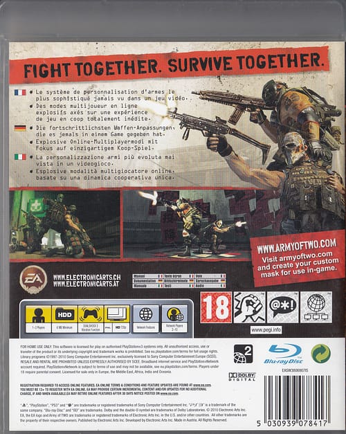 PS3 Army of Two: The 40th Day von Electronic Arts - UK Version in PAL (100% uncut) – Bild 2