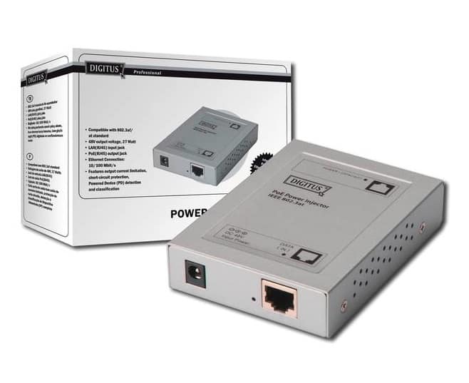 Digitus DN-95103-1 PoE+ Injector 802.3at Power via LAN + OVP