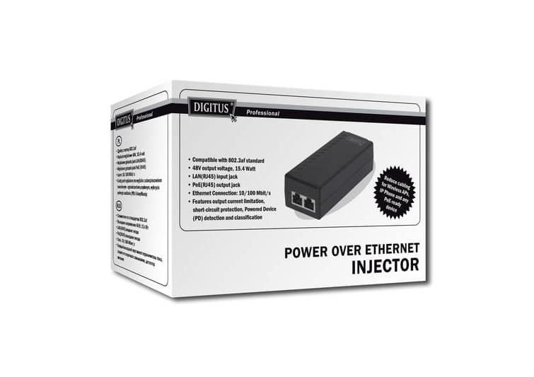 Digitus DN-95102 PoE Injector 802.3af Power via LAN + OVP